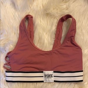 PINK sports bra, xs